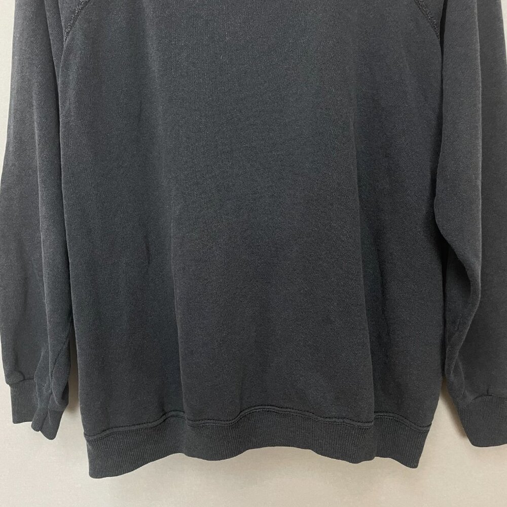 Vintage Patchwork Sweatshirt Black Size Large Quilt‎ Patch One-Of-A-Kind Unique - Picture 6 of 13